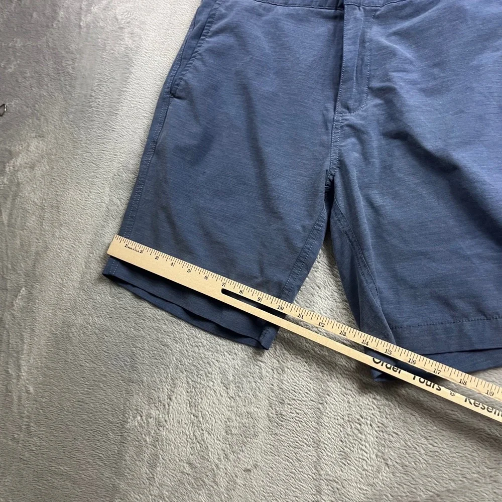 Faherty All Day Shorts Mens 32 Blue Heather Hybrid Stretch Board Shorts